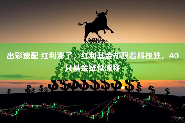 出彩速配 红利涨了，红利基金却跟着科技跌，40只基金疑似漂移